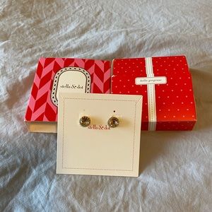 Stella and Dot stud earrings